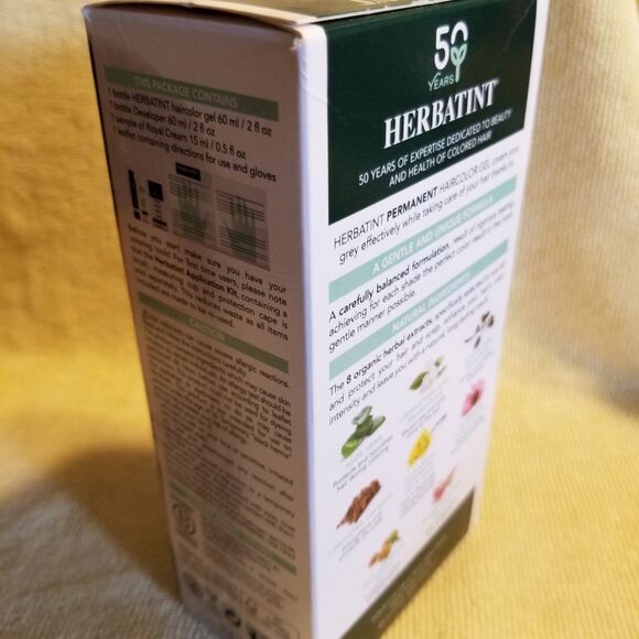 Herbatint permanent haircolor gel color 7C ash blonde nib - Picture 2 of 4